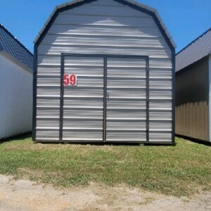 La Grange #59: 10 X 20 Metal Lofted Barn Front Image